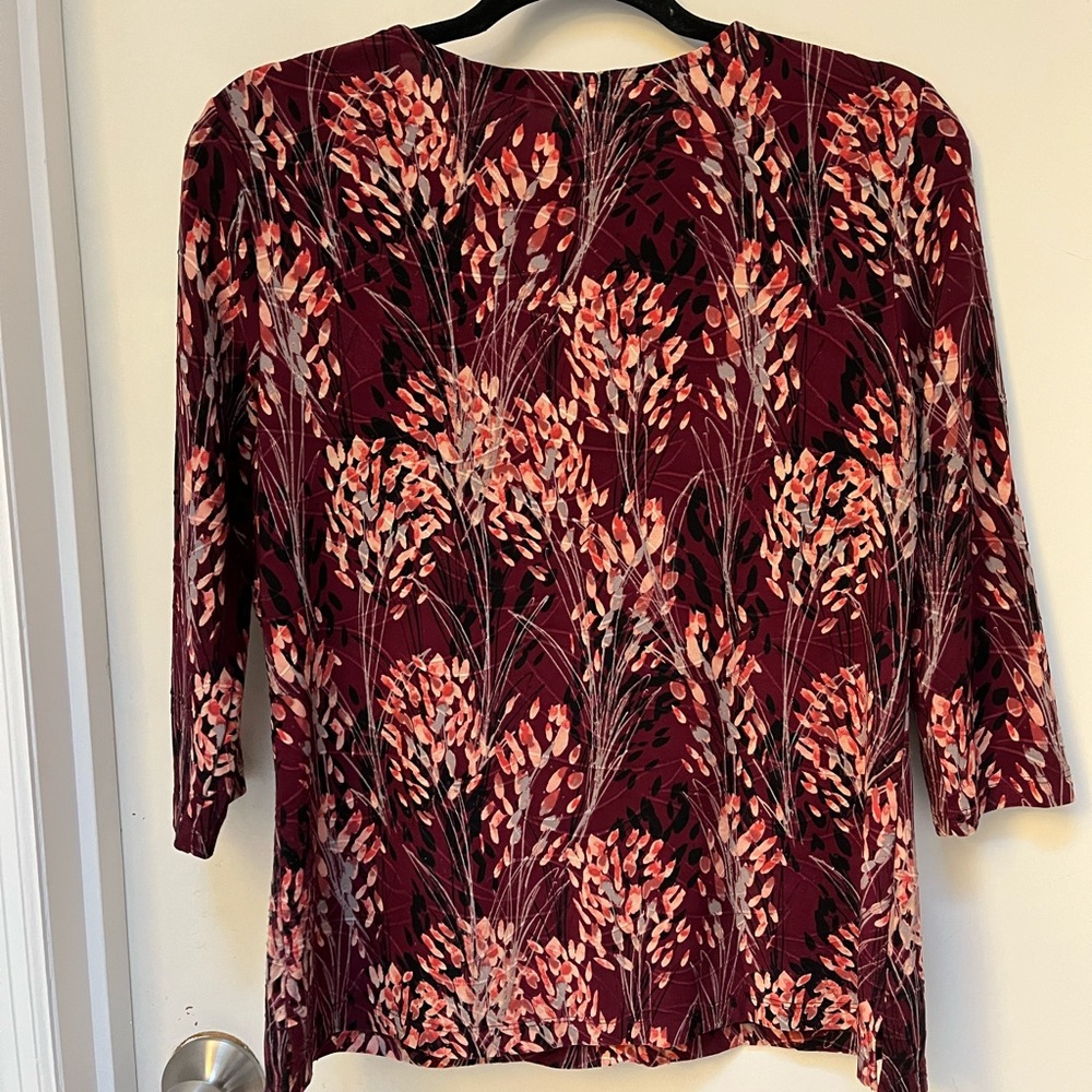 3/4 sleeves dress top. Cool for summer outings.